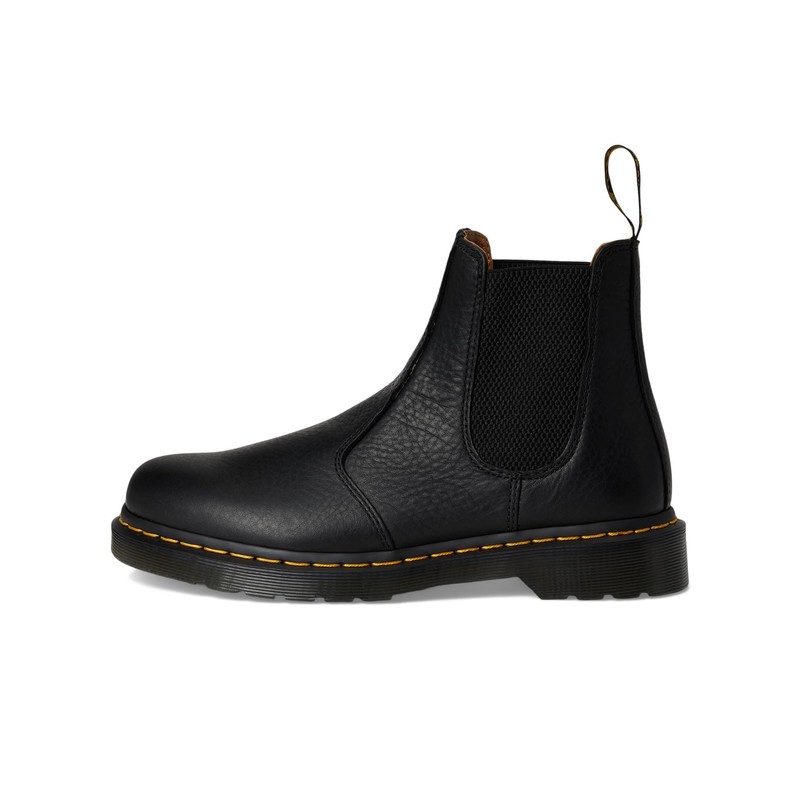 Dr. Martens Unisex 2976 Leather Chelsea Boots, Black, 6 US