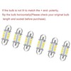 FICBOX Boat Navigation LED Bulb, 12V 31mm Marine Replacement for