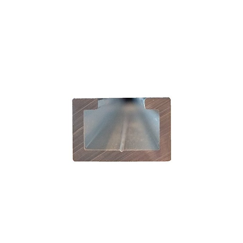 2 m Aluminium C-Profile M8 Drilled with Screws Suitable for