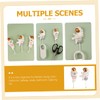 Gadpiparty 2pcs Happy Planet Hook up Hanger Holder Key Hanger