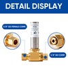 (2-Pack) Yqimtion Toilet Water Hammer Arrestor, 3/8 Inch Male Compression