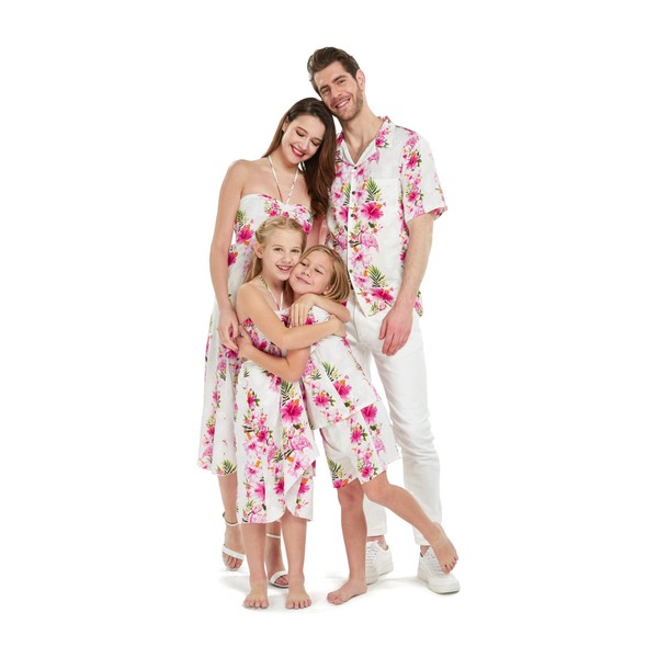 Matchable Family Hawaiian Luau - Ropa de hombre y niña