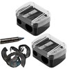 2 Pack Lip Liner Sharpeners & Makeup Pencil Sharpener with