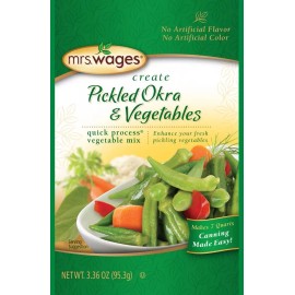 Mrs. Wages Mrs Wages Create Pickled Okra and Vegetables, 3.36 Ounce Quick Process...