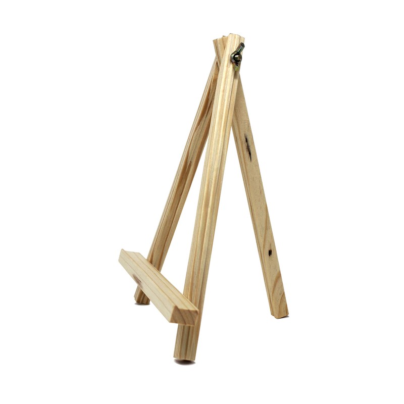 VViViD Natural Pine 9 Inch Tall Adjustable Tripod Display Easel