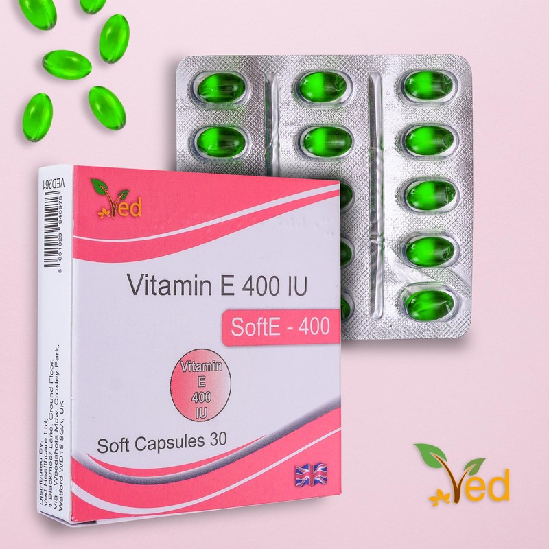 VED Vitamin-E 400 IE SOFTGEL-Kapsel (15X2)