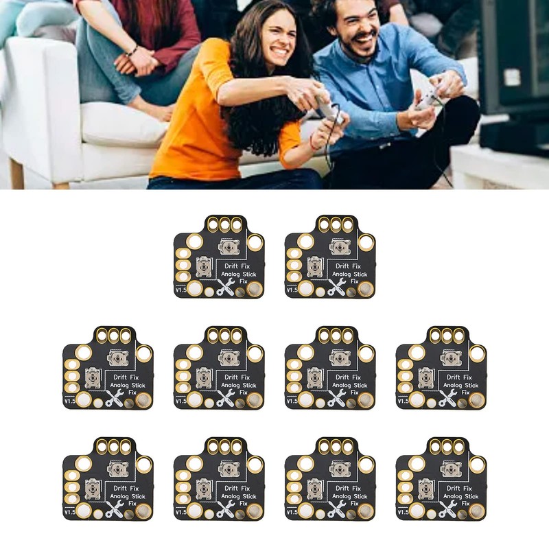 CYSFETENA 10 Stück Gamepad Joystick Drift Reparaturbrett, Universal 3D Analog