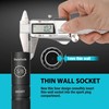 DURATECH 5/8" Swivel Magnetic Spark Plug Socket, 1MM Thin Wall
