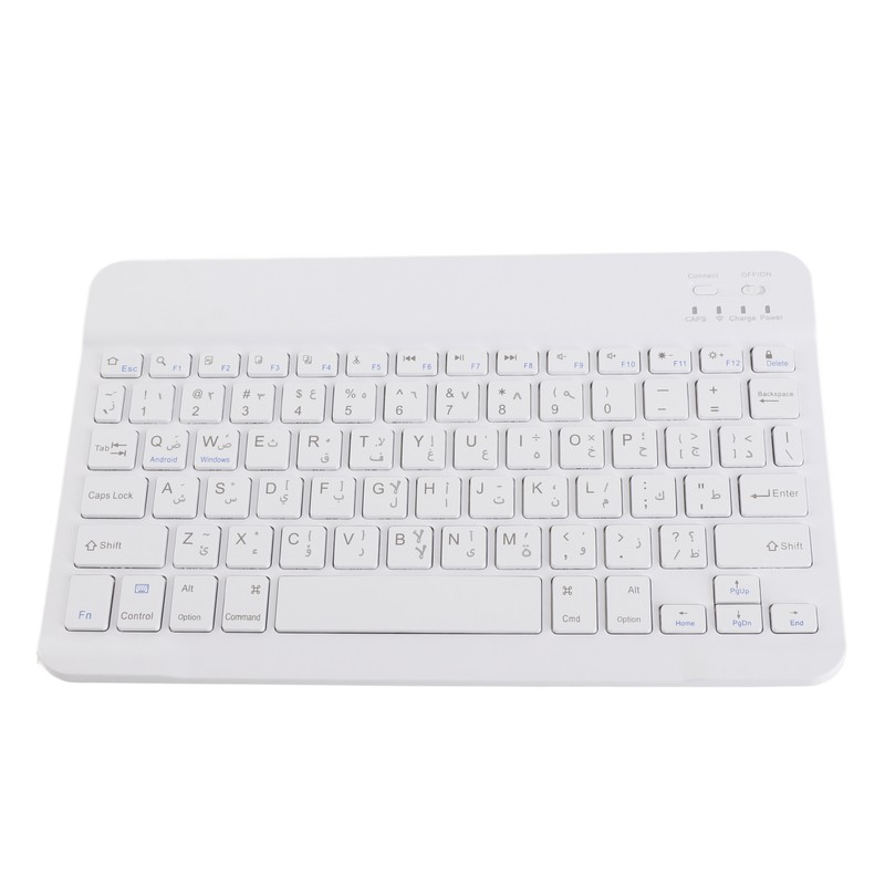 Keyboard 10 Inch UltraThin Wireless for Bluetooth Intelligent Computer Supplies(Arabic