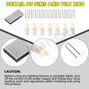 Mardatt 130Pcs Plantation Shutter Repair Kit Includes Plantation Shutter Pins