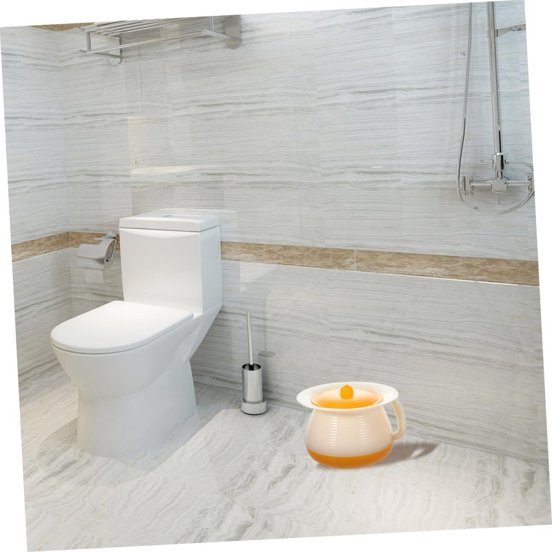 STOBAZA Practical Female Urination Device Plastic Urinal Pail Cover Pee