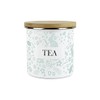 Purely Home Wild Rabbits Green Tea Storage Canister - White