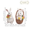 Valery Madelyn Valery Madelyn Easter Decorations Rabbit Figurines Set of