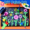 YGDZ Kids Paint Brushes, 12 Pack Washable Painting Brushes for