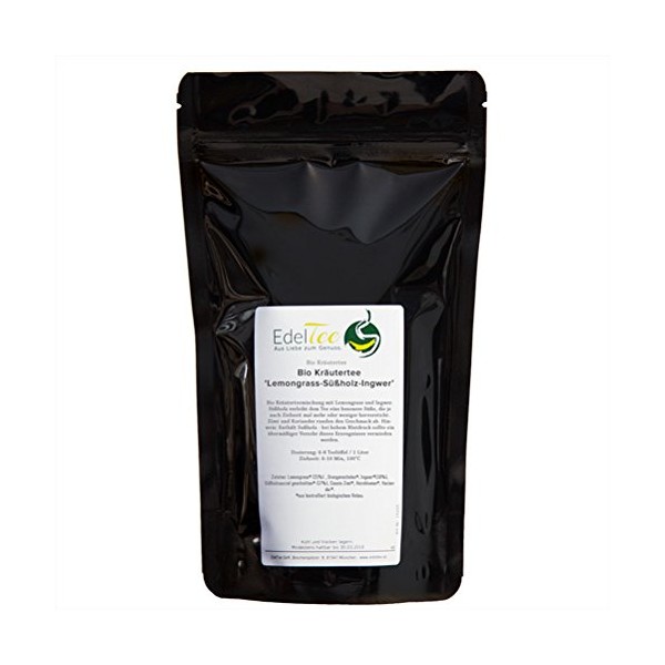 Organic Herbal Tea 'Lemongrass Liquorice Ginger' – 250 g