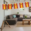 32FT Spain Pennant Small Flag Bunting,30 PCS Spanish Mini String