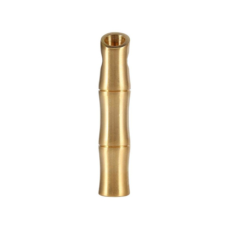 VGEBY Emergency Whistle, EDC Survival Brass Bamboo Section Whistle for