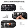 CheroCar for Jeep JL Window Switch Button Cover Trim Interior