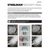 Steelman 1-Ounce Security Seal, Pack of 10, Bright Blue Stands