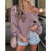 BTFBM Women’s V Neck Long Sleeve Blouse Loose Fit Tunics