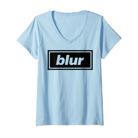 Womens Blur vs Oasis V-Neck T-Shirt