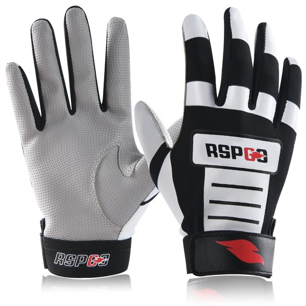 RSPGO Youth Baseball & Softball Batting Gloves for Kids with