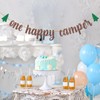 Dalaber One Happy Camper Banner, Camping Woodland Themed 1st Birthday