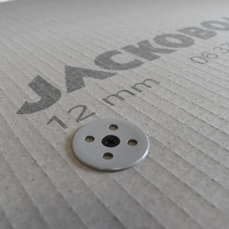 Hawkeng Plasterboard/Insulation Fixing Washers, 35mm Nylon, Non Rust - 100PCS