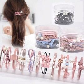 Crunch Set Large Capacity Hair Tie / 크런치 세트 대용량 헤어끈