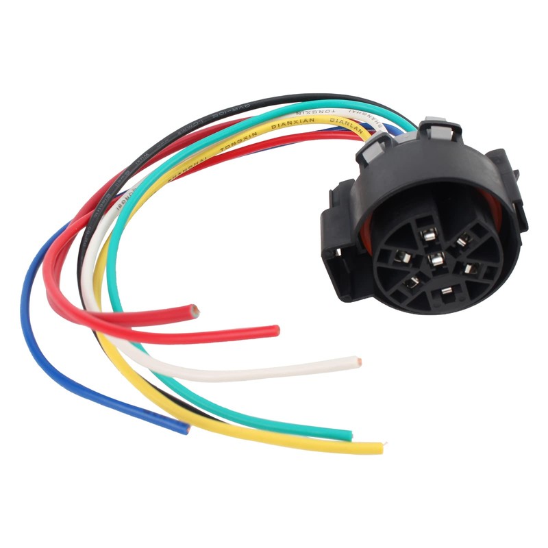 7 Pin Wiring Harness Trailer Plug Replacement for Ford Chevy