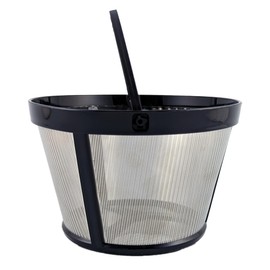 NRP 304 Stainless Steel Permanent Coffee Filter made for BUNN Coffeemaker 10cup & Other 12-14 cup Filter Coffeemakers | Basket filter with handle