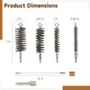 50-Inch Pipe Cleaning Brush Set with 4 Flexible Rods, M8