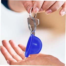 STOBAZA Key Chain Cute 3pcs Key Chain Keychain Key Rings Hard Hats Helmet Has Decor Purse Charm Miss Accessories Miniature