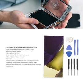 Yoidesu OLED para Note20 Ultra 5G, Pantalla LCD de Repuesto para Digitalizador de Pantalla Táctil Note 20 Ultra SM N986B, 6,9 Pulgadas, 3088 X 1440 (Gold)