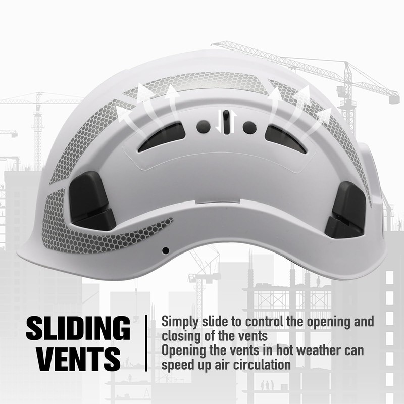LOHASWORK Hard Hat, Construction Safety Helmet, Hard Hat with Chin