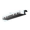 Mono Cable Tray Organizer - Black | Under Desk Cord