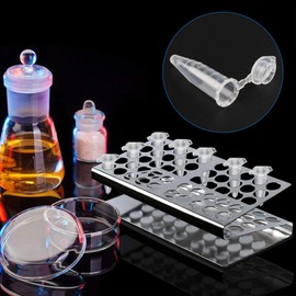 500 Pieces Centrifuge Tube, 1.5ML Micro Test Tubes Sample Vial Clear Conical Microtube Plastic Centrifuge Tube with Lid Graduated Test Tube for Laboratory