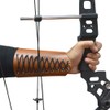 wolfman Archery Arm Guard Glove Set Traditional 3 Finger Protection