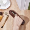 UNICRAFTALE Walnut Wood Desk Pen Tray Holder Office Desk Organizer