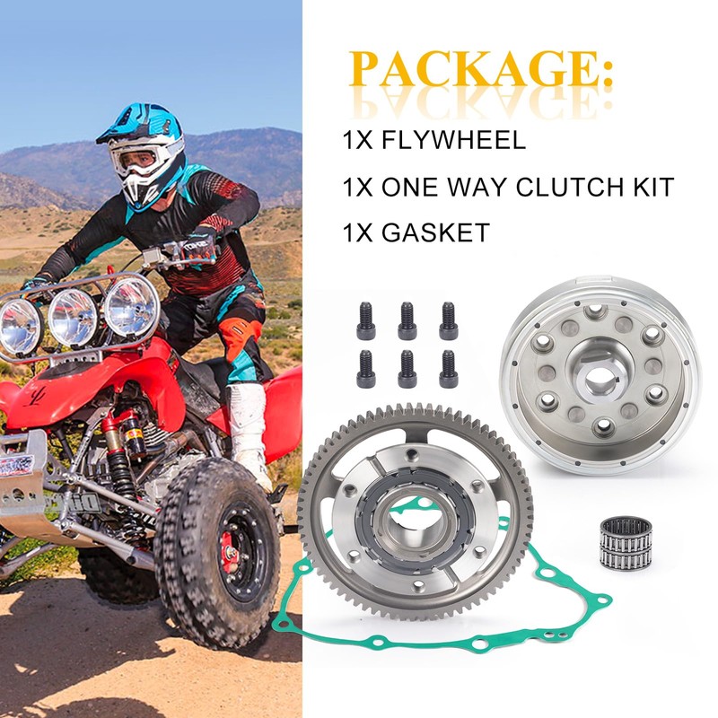 Starter One Way Clutch Kit & Flywheel rotor for Honda