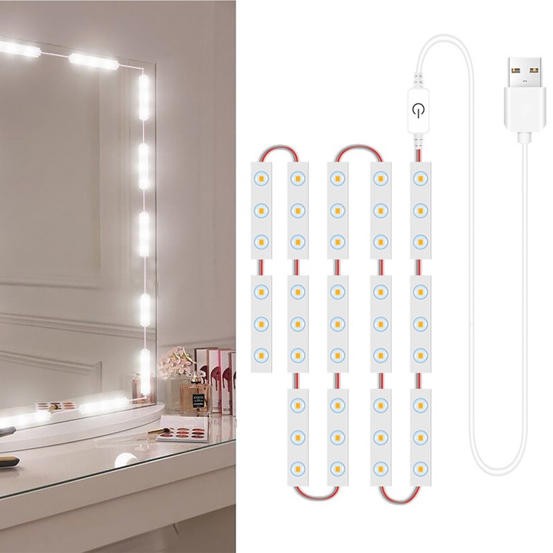 LED Makeup Mirror Lights 42LEDs Dimmable Touch Control Vanity Mirror