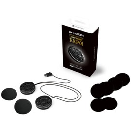 SYGN HOUSE Helmet Speaker for Motorcycles B+COM Custom Sound Series Helmet Speaker EXP01 (Compatible with: B+COM SB6X/ONE) 00082351 Black