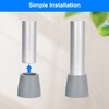 supregear Walker Tips, 4 Pcs Universal Walker Commode Replacement Tips