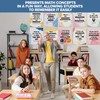 Decorably 16 Math Posters for Classroom - 11x14in Fun Math