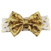 VEICOSTT Baby Girl Leopard Headband 5'' Glitter Big Bow Headbands