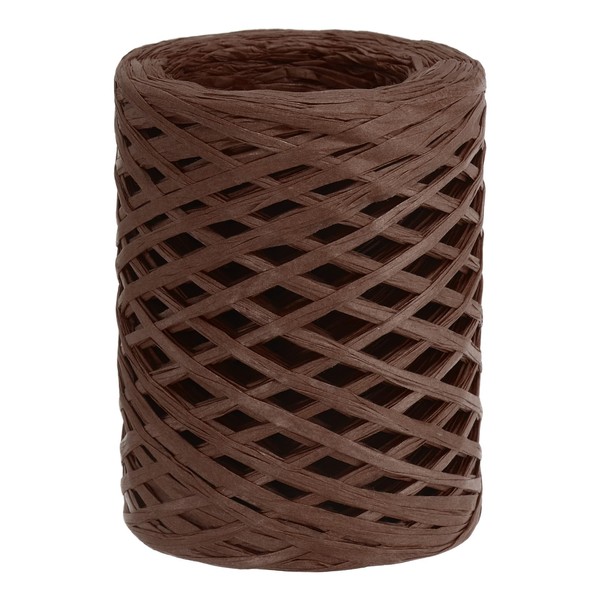 PATIKIL Raffia Ribbon 100 Yard, 1 Roll Natural Packing Paper