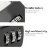 4 Pack Combination Locks Luggage Locks Padlock 3 Digit Combination