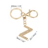 PATIKIL Initial Letter Keyring, Letter A-Z Key Ring, Initials Key