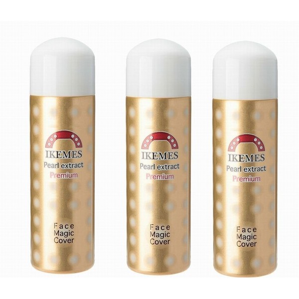 Ikemes Pearl Extract Premium Face Cover 2.8 fl oz (80 ml) x 3 Piece Set