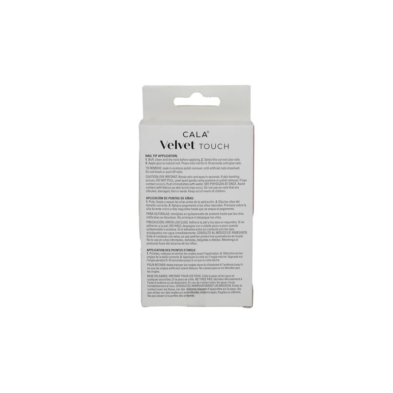 CALA. - "Velvet Touch" uñas postizas medianas (24 uñas postizas